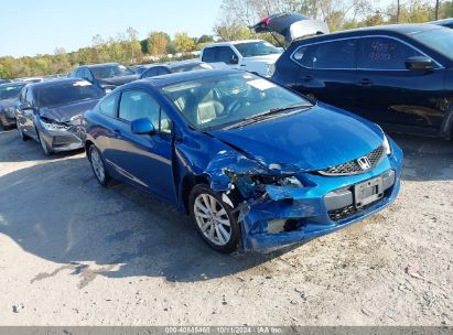 2012 HONDA CIVIC EX-L Blue  Gasoline 2HGFG3B03CH515550 photo #1