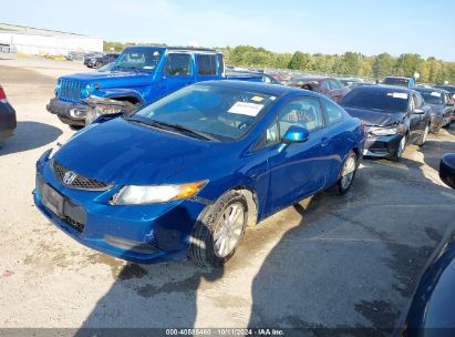 2012 HONDA CIVIC EX-L Blue  Gasoline 2HGFG3B03CH515550 photo #3