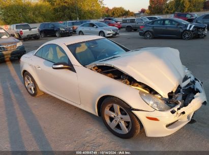 2007 MERCEDES-BENZ SLK 280 White  Gasoline WDBWK54F17F133758 photo #1