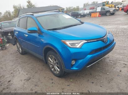 2016 TOYOTA RAV4 HYBRID LIMITED Blue  Hybrid JTMDJREV4GD024182 photo #1