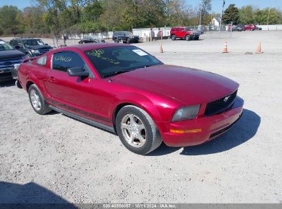 2006 FORD MUSTANG V6 Red  Gasoline 1ZVFT80N065223319 photo #1