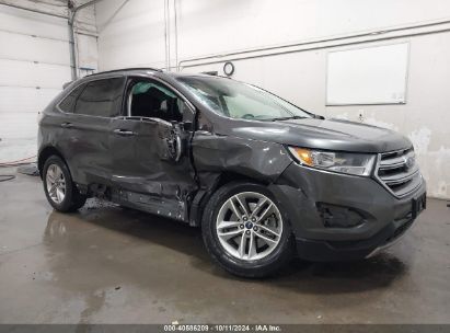 2017 FORD EDGE SEL Gray  Gasoline 2FMPK4J90HBB90806 photo #1