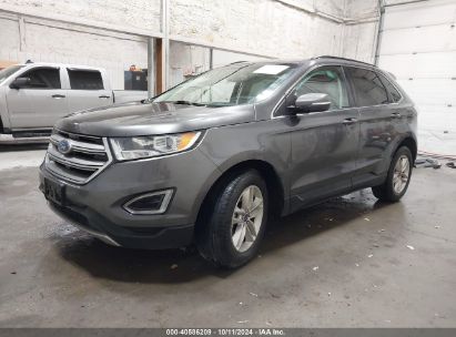 2017 FORD EDGE SEL Gray  Gasoline 2FMPK4J90HBB90806 photo #3