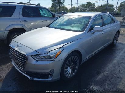 2017 GENESIS G90 3.3T PREMIUM Gray  Gasoline KMHG34JA5HU025576 photo #3