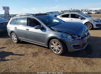 2015 VOLKSWAGEN GOLF SPORTWAGEN TDI SE 4-DOOR Gray  Diesel 3VWCA7AU3FM517901 photo #1