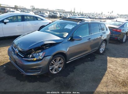 2015 VOLKSWAGEN GOLF SPORTWAGEN TDI SE 4-DOOR Gray  Diesel 3VWCA7AU3FM517901 photo #3