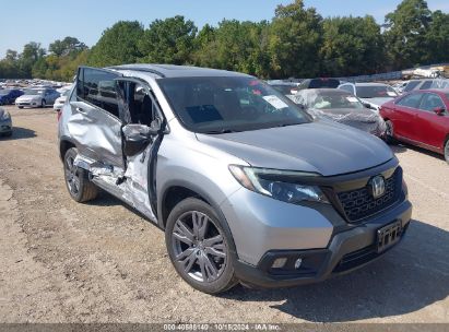 2019 HONDA PASSPORT EX-L Gray  Gasoline 5FNYF8H55KB026906 photo #1