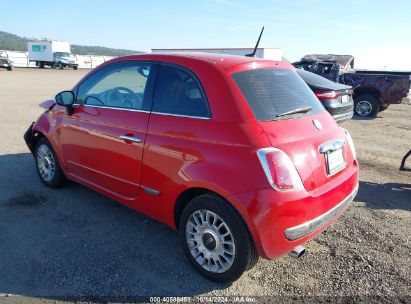 2012 FIAT 500 LOUNGE Red  Gasoline 3C3CFFCR9CT179904 photo #4