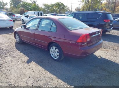 2002 HONDA CIVIC Burgundy  Gasoline 2HGES16802H901601 photo #4