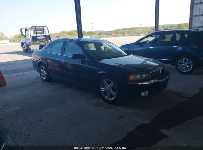 2002 LINCOLN LS V8 AUTO Black  Gasoline 1LNHM87A12Y709444 photo #1