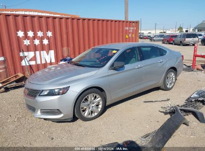 2015 CHEVROLET IMPALA LS Silver  Gasoline 1G11Z5SLXFU100082 photo #3