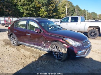 2017 INFINITI QX50 Burgundy  Gasoline JN1BJ0RR7HM406405 photo #1