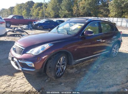 2017 INFINITI QX50 Burgundy  Gasoline JN1BJ0RR7HM406405 photo #3