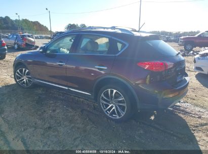 2017 INFINITI QX50 Burgundy  Gasoline JN1BJ0RR7HM406405 photo #4