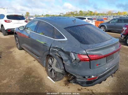 2024 AUDI Q8 E-TRON S LINE PREMIUM PLUS QUATTRO Gray  Electric WA1CABGE1RB011544 photo #4