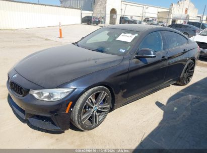 2015 BMW 435I GRAN COUPE Blue  Gasoline WBA4B1C59FD954723 photo #3