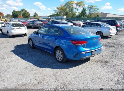 2021 KIA RIO S Blue  Gasoline 3KPA24AD7ME365165 photo #4