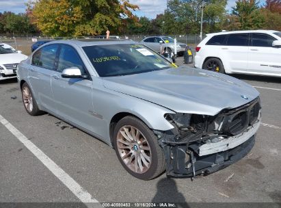 2013 BMW 740I Silver  Gasoline WBAYA6C58DD143879 photo #1