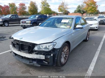 2013 BMW 740I Silver  Gasoline WBAYA6C58DD143879 photo #3