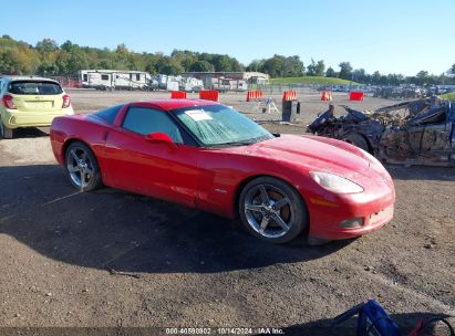 2007 CHEVROLET CORVETTE Red  Gasoline 1G1YY26U075131775 photo #1