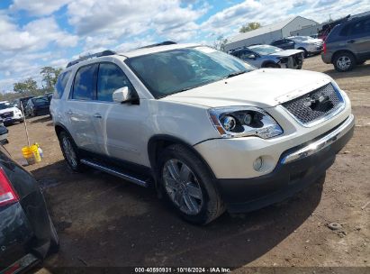 2010 GMC ACADIA SLT-1 White  Gasoline 1GKLRMED6AJ252065 photo #1