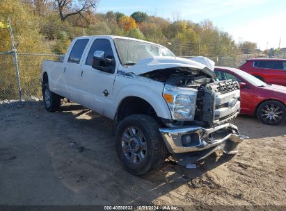 2016 FORD F-350 LARIAT White  Diesel 1FT8W3BT0GEC43671 photo #1