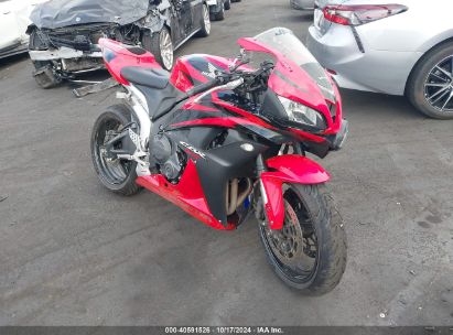 2008 HONDA CBR600 RR Red  Other JH2PC401X8M100186 photo #1