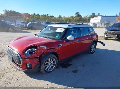 2016 MINI CLUBMAN COOPER Red  Gasoline WMWLN5C58G2E29629 photo #3