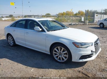 2014 AUDI A6 3.0 TDI PREMIUM PLUS White  Diesel WAUHMAFC6EN044171 photo #1