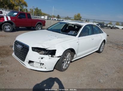 2014 AUDI A6 3.0 TDI PREMIUM PLUS White  Diesel WAUHMAFC6EN044171 photo #3