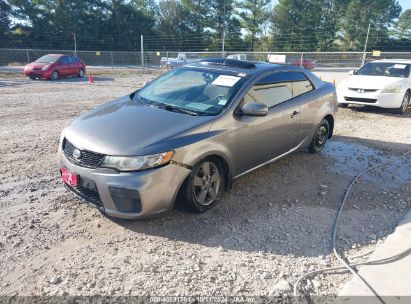 2012 KIA FORTE KOUP EX Gray  Gasoline KNAFU6A27C5503840 photo #3