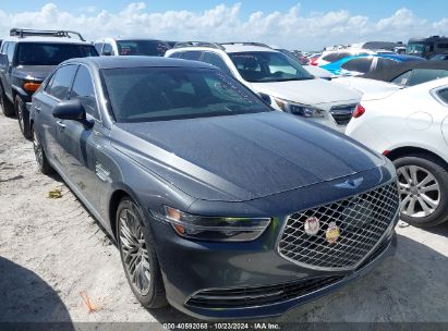 2021 GENESIS G90 5.0 ULTIMATE AWD Gray  Gasoline KMTF54PH1MU087762 photo #1