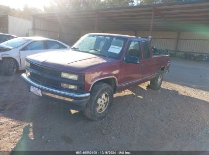 1995 CHEVROLET GMT-400 K1500 Maroon  Gasoline 1GCEK19K1SE165295 photo #3