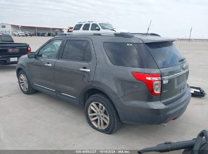 2015 FORD EXPLORER XLT Gray  Gasoline 1FM5K7D89FGB89185 photo #4