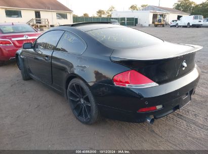 2005 BMW 645CI Black  Gasoline WBAEH73475B216166 photo #4