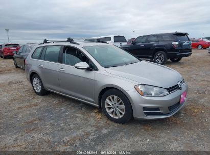 2016 VOLKSWAGEN GOLF SPORTWAGEN TSI S 4-DOOR Silver  Gasoline 3VWC17AU1GM507384 photo #1