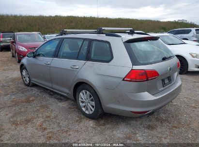 2016 VOLKSWAGEN GOLF SPORTWAGEN TSI S 4-DOOR Silver  Gasoline 3VWC17AU1GM507384 photo #4