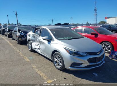 2018 CHEVROLET CRUZE LT AUTO Silver  Gasoline 1G1BE5SM7J7197158 photo #1