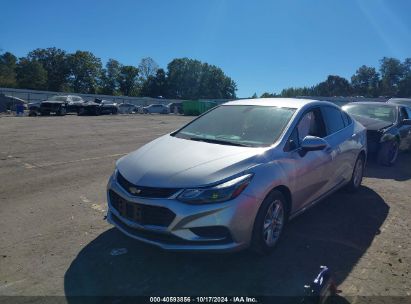 2018 CHEVROLET CRUZE LT AUTO Silver  Gasoline 1G1BE5SM7J7197158 photo #3