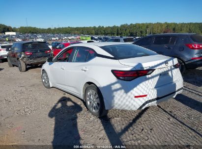 2020 NISSAN SENTRA S XTRONIC CVT White  Gasoline 3N1AB8BV8LY260357 photo #4