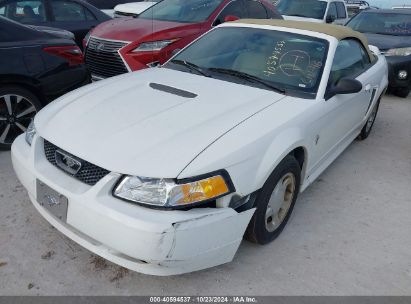 2000 FORD MUSTANG White  Gasoline 1FAFP4445YF249581 photo #3