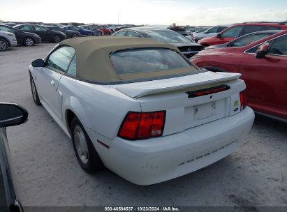 2000 FORD MUSTANG White  Gasoline 1FAFP4445YF249581 photo #4