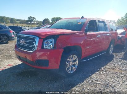 2017 GMC YUKON XL SLE Red  Gasoline 1GKS2FKC4HR260376 photo #3