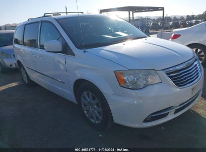 2014 CHRYSLER TOWN & COUNTRY TOURING White  Flexible Fuel 2C4RC1BGXER270834 photo #1