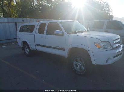 2006 TOYOTA TUNDRA SR5 V8 White  Gasoline 5TBBT44126S487761 photo #1