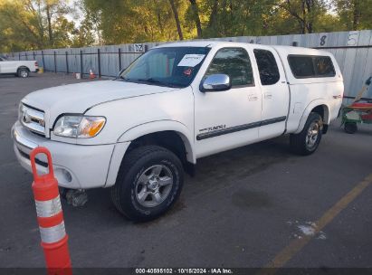 2006 TOYOTA TUNDRA SR5 V8 White  Gasoline 5TBBT44126S487761 photo #3