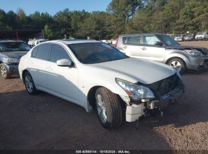 2015 INFINITI Q40 White  Gasoline JN1CV6AR8FM651413 photo #1