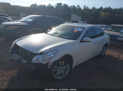 2015 INFINITI Q40 White  Gasoline JN1CV6AR8FM651413 photo #3