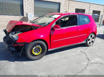 2008 VOLKSWAGEN GTI 2-DOOR Red  Gasoline WVWFV71K28W230748 photo #3