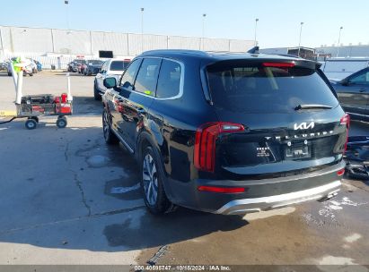 2022 KIA TELLURIDE S Black  Gasoline 5XYP64HC3NG244052 photo #4